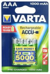 VARTA elem AAA, újratölthető, 4db/csomag 5703301404 (5703301404)