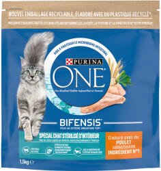 ONE 4x1, 5kg Sterilizált beltéri macska csirke PURINA ONE - Macskaeledel