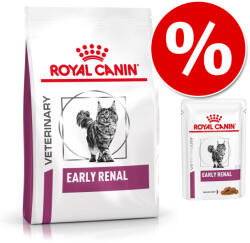Royal Canin Veterinary Diet 3, 5kg+12x85g Royal Canin Veterinary Early Renal száraz- & nedves macskatáp