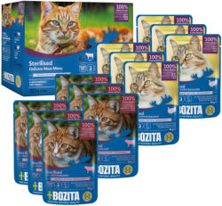 Bozita 24x85g Bozita falatok aszpikban Sterilised nedves macskatáp Vegyes csomag