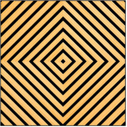  Akusztikus falpanel Deco XI bambusz hatású 60x60x1, 8 cm (J01TF24-BAM)