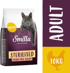 Smilla 2x10kg Smilla Sterilised gabonamentes csirke száraz macskatáp