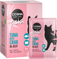 Cosma 24x100g Cosma Thai/Asia tonhal & rákhús nedves macskatáp
