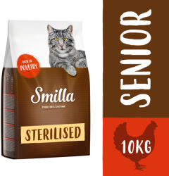 Smilla 10kg Smilla Senior Sterilised szárnyas száraz macskatáp