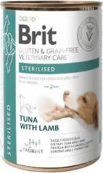 Brit Brit GF VD Care Dog 400g Sterilised Tuna with Lamb konzerv (ivartalanított kutyáknak)