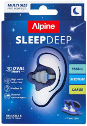  Füldugó ALPINE Sleepdeep Multisize S-M-L (3 pár)