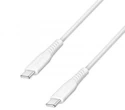 LogiLink USB 2.0 Type-C apa-apa adat- és töltőkábel fehér 1m (CU0262) (CU0262)