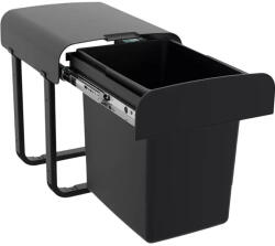 EKOTECH - Beépíthető hulladékgyűjtő ALADIN 40 BLACK BIO 1x15 liter (90134060J) - watermarkt