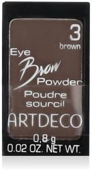 Artdeco Eye Brow Powder Poudre Sourcil 0, 8 g árnyék 3 Brown