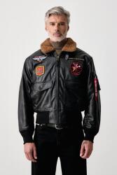Alpha Industries jachetă pentru bărbați din imitație de piele G-1 Devils Brigade Faux Leather Bomber 9BY2-KUMZP3_99X (268133)