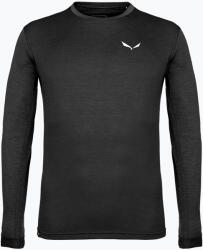 Salewa Férfi trekking póló Salewa Puez Melange Dry black out melange