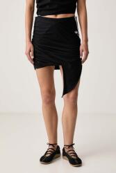 adidas Originals fustă petrecută din bumbac Adiluna Season 2 x Jennie 9BY2-SDDZK1_99X (LD8930)