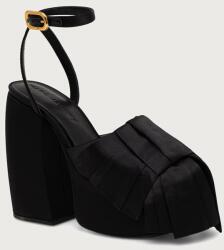 Marc Jacobs sandale cu toc THE BOW PLATFORM HEEL 9BY2-OBDTZG_99X