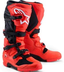 Alpinestars Ghete moto Alpinestars TECH 7 Enduro roșu fluo-negru (AIM130-699)