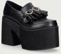 Koi Footwear mocasini cu toc Dark Delights Chunky Heart Shoes 9BY2-OBDTYN_99X