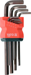TOYA YT-05670 Hosszú imbuszkulcs készlet 1, 5mm - 10mm 9 részes (YT-05670)