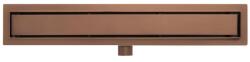 AREZZO design design 2in1 800 mm-es rozsdamentes acél folyóka, szálcsiszolt bronz AR-800DBB (AR-800DBB)