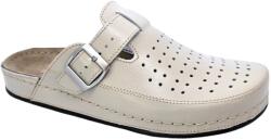 DOSS 249 -es ferfi Doss bőr papucs lyukas - beige (MDS-249beige)