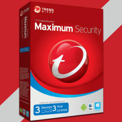 Trend Micro Maximum Security 2017/2018 3 Year 3 Devices - Multilanguage - Worldwide - Pc