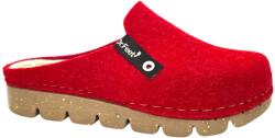 DR. FEET 1107 -es női Dr Feet gyapju papucs - piros (MDS-1107piros)