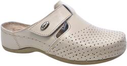 DOSS 89 -es női Doss bőr papucs - beige (MDS-89beige)