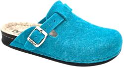 DR. FEET 103 -as női Dr Feet gyapju papucs -türkiz (MDS-103turkiz)