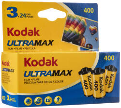 Kodak Ultramax 400 135 színes negatív film 24 kocka 3 tekercs