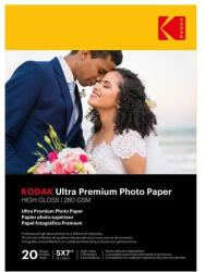 Kodak Ultra Premium 280g 13x18 20db Fényes Fotópapír (KO-9891175) - bbmarket