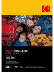 Kodak High Gloss 180g A4 25db Fényes Fotópapír (KO-9891624) - bbmarket