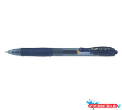 Pilot Zseléstoll 0, 7mm, nyomógombos Pilot G-2, írásszín sötétkék (ORI_BLG27BB)
