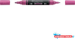 Faber-Castell Akril marker kétvégű MULTIMARK 290 Faber-Castell metál rózsaszín (ORI_68297)