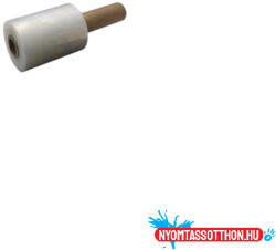  Strechfólia nyújtható, kézi, mini, nyeles 10cm, 23 micron kb. 150 méter, nettó fólia súly 0, 32kg ÁTLÁTSZÓ (ORI_60498)