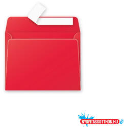 Clairefontaine Boríték Clairefontaine Pollen 9x14 cm szilikonos intenzív piros