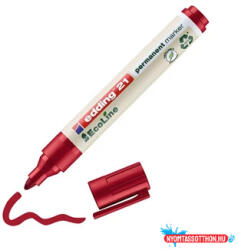  Alkoholos marker 1, 5-3mm, Edding 21 EcoLine piros (ORI_35342)