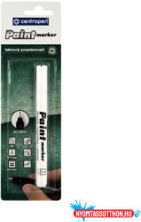 Lakkmarker 0, 7mm, vékony metál hegy Centropen 9211 fehér