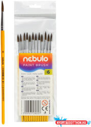 Nebulo Ecset 6-os festett nyéllel 12 db/csomag, Nebulo (ORI_HE16F)
