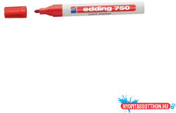 edding Lakkmarker 2-4mm, kerek Edding 750 piros (ORI_7580096002)