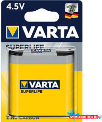 VARTA Elem 4, 5V 3LR12 Superlife féltartóslapos 1 db/csomag, Varta