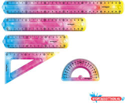Keyroad Vonalzó készlet 20 cm, flexibilis 3 db/bliszter Keyroad Flex Draw vegyes színek (ORI_38548)