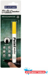  Lakkmarker 0, 7mm, vékony metál hegy Centropen 9211 sárga (ORI_53495)