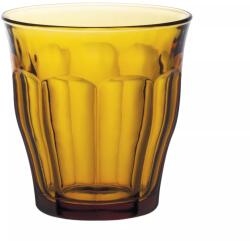 Duralex Pahare Duralex Picardie Amber, 250 ml, set de 6 bucăți, culoarea chihlimbarului Pahar