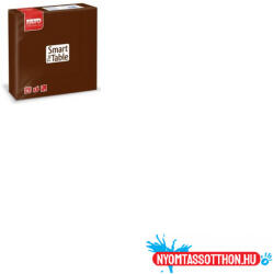 FATO Szalvéta 2 rétegű 33 x 33 cm 50 lap/cs Fato Smart Table csokoládé_82622400 (ORI_45851)