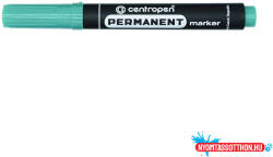 Centropen Alkoholos marker 2, 5mm, kerek hegyű, Centropen 8566, zöld - nyomtassotthon