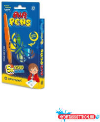 Centropen Filctoll fújós készlet Centropen AIRPENS 1500 Vivid 5 különféle szín