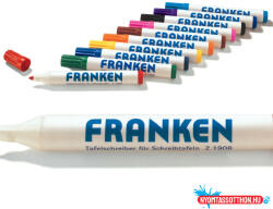 Franken Táblamarker készletz, 2-6mm, kerek, antibakteriális, 10-es klt Franken (ORI_30816)