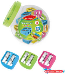 Keyroad Hegyezõ 2 lyukú 72 db/display Keyroad Easy-sharp vegyes színek (ORI_43632)