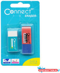  Radír Connect 2 db/blister piros/kék C-36BR, fehér szögletes C-36W (ORI_55996)