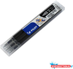 Pilot Rollertoll betét 0, 35mm, írásvastagság 3 db/csom Pilot Frixion Ball, írásszín fekete