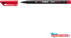 STABILO Alkoholos marker 0, 7mm, STABILO OHPen F piros (ORI_34005)