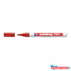 edding Lakkmarker 1-2mm, kerek Edding 751 piros (ORI_7580097002)